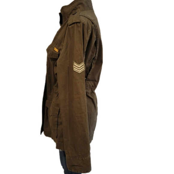 OLD Navy Military Field Style Army Green Jacket Size S - Picture 3 of 16